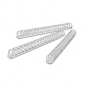 Preview: Plastikbinderücken A4 weiss 6mm US-Teilung 21 Ringe - Kopie