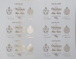 Preview: Heissfolie Gold glänzend Digital P Aqua Aura® - Kopie