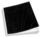 Preview: Bindekarton A4 schwarz Ledergenarbt 270 g/m² - Kopie