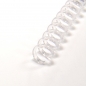 Preview: Coilspirale A4 transparent 12 mm 4:1-Teilung