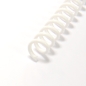 Preview: Coilspirale A4 weiss 6 mm 4:1-Teilung