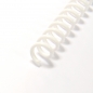 Preview: Coilspirale A4 weiss 23 mm 4:1-Teilung - Kopie