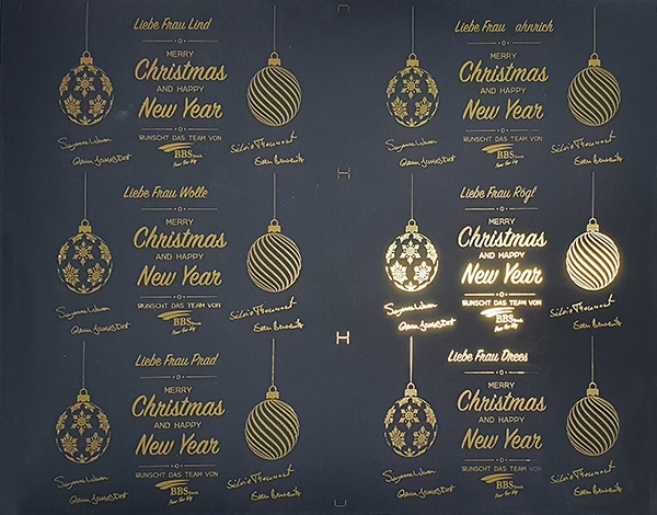 Preview: Heissfolie Gold glänzend Digital P Aqua Aura® - Kopie