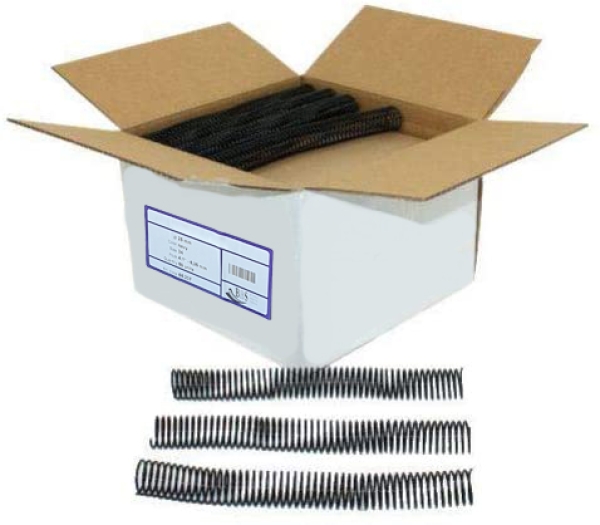 Preview: Coilspirale A4 transparent 6 mm 4:1-Teilung - Kopie