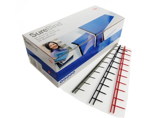 Preview: Surebind A4 schwarz 50 mm 10 Kämme - Kopie