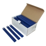 Plastikbinderücken A4 blau 45mm US-Teilung 21 Ringe - Kopie