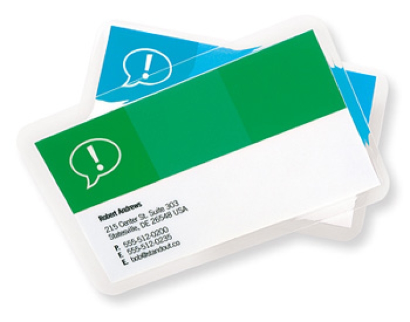 Laminiertaschen Format Credit Card 54x86mm 2x125mic glänzend