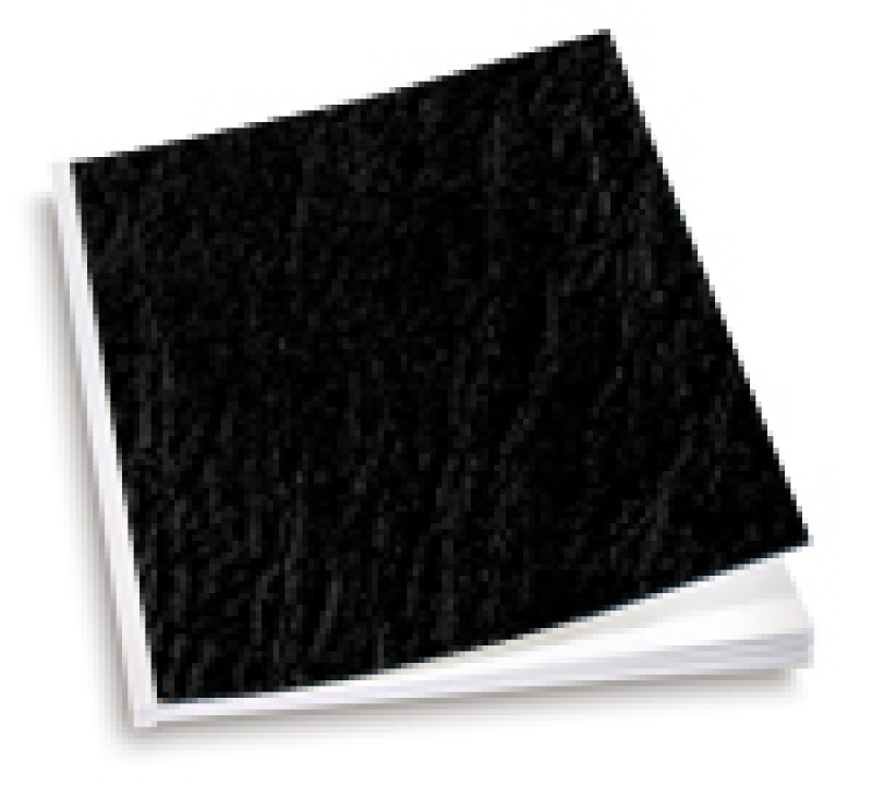 Bindekarton A4 schwarz Ledergenarbt 270 g/m² - Kopie