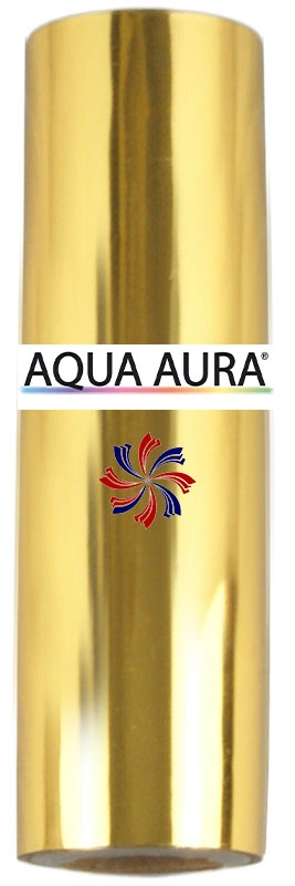 Heissfolie Gold glänzend Digital P Aqua Aura® - Kopie